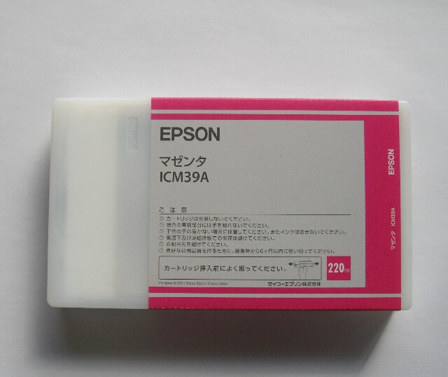 エプソン大判インクカートリッジの構造、詰め替えリサイクルインク、ＩＣ24，ＩＣ25、ＩＣ38、ＩＣ39Ａ、ＩＣ40Ａ、ＩＣ41Ａ、ＭＡＸＡＲＴ